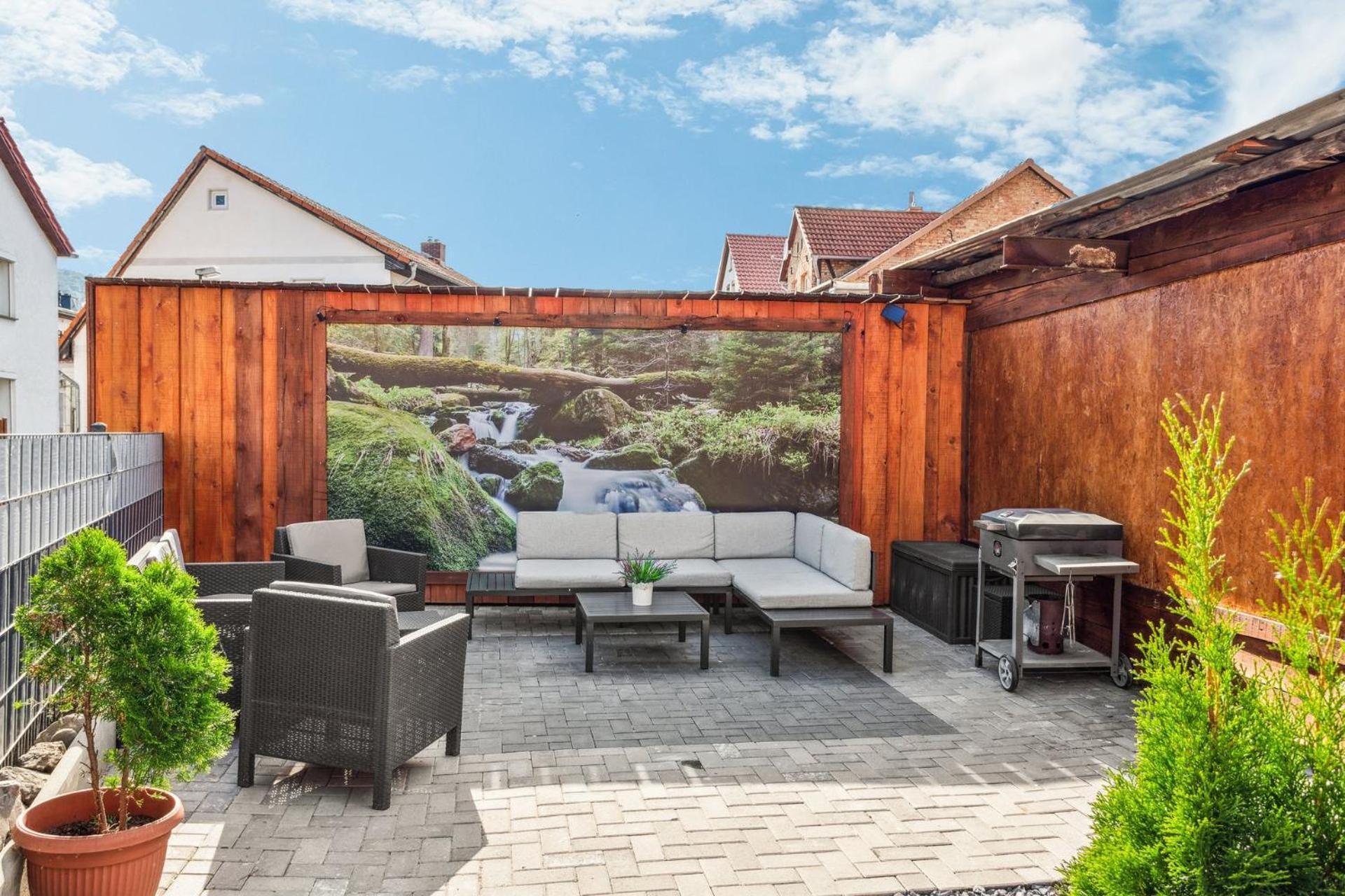 Apartment Harzlounge Center Thale - Grill & Garden Dış mekan fotoğraf